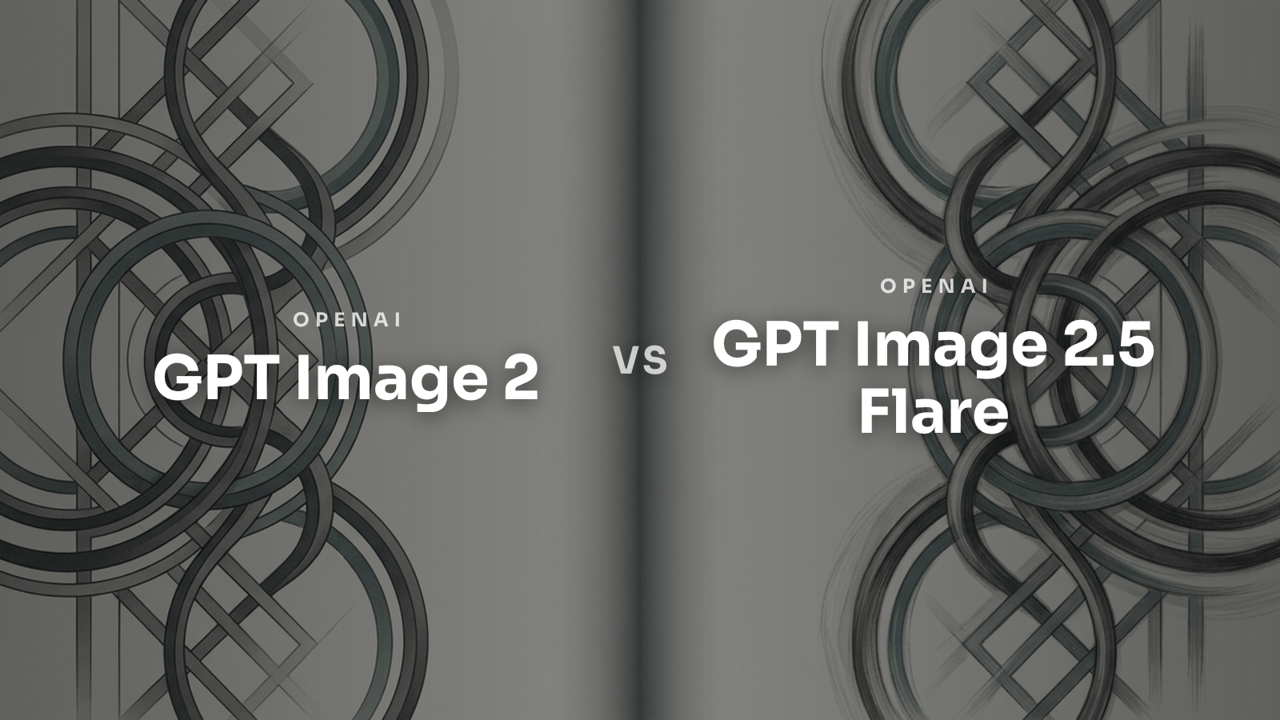 GPT Image 2 versus GPT Image 2.5 Flare