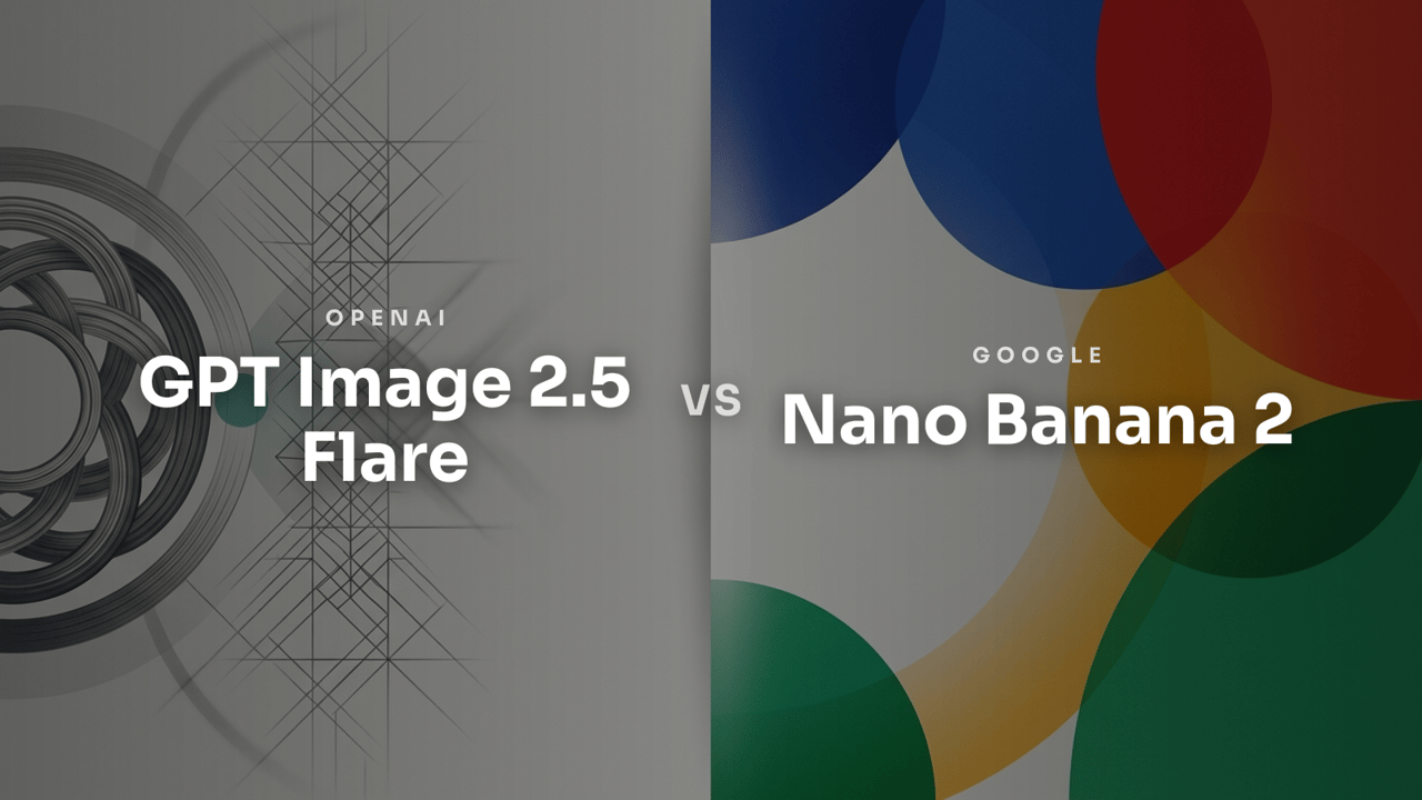 GPT Image 2.5 FlareとNano Banana 2の比較