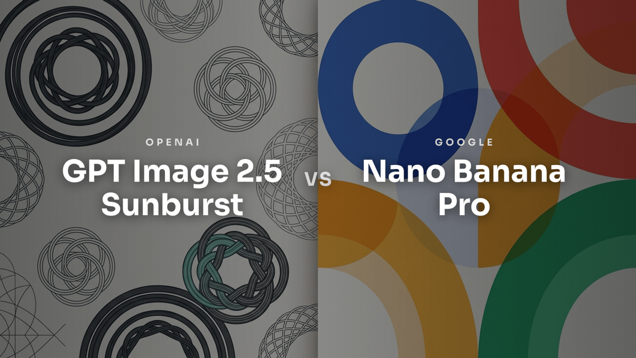 GPT Image 2.5 Sunburst im Vergleich zu Nano Banana Pro