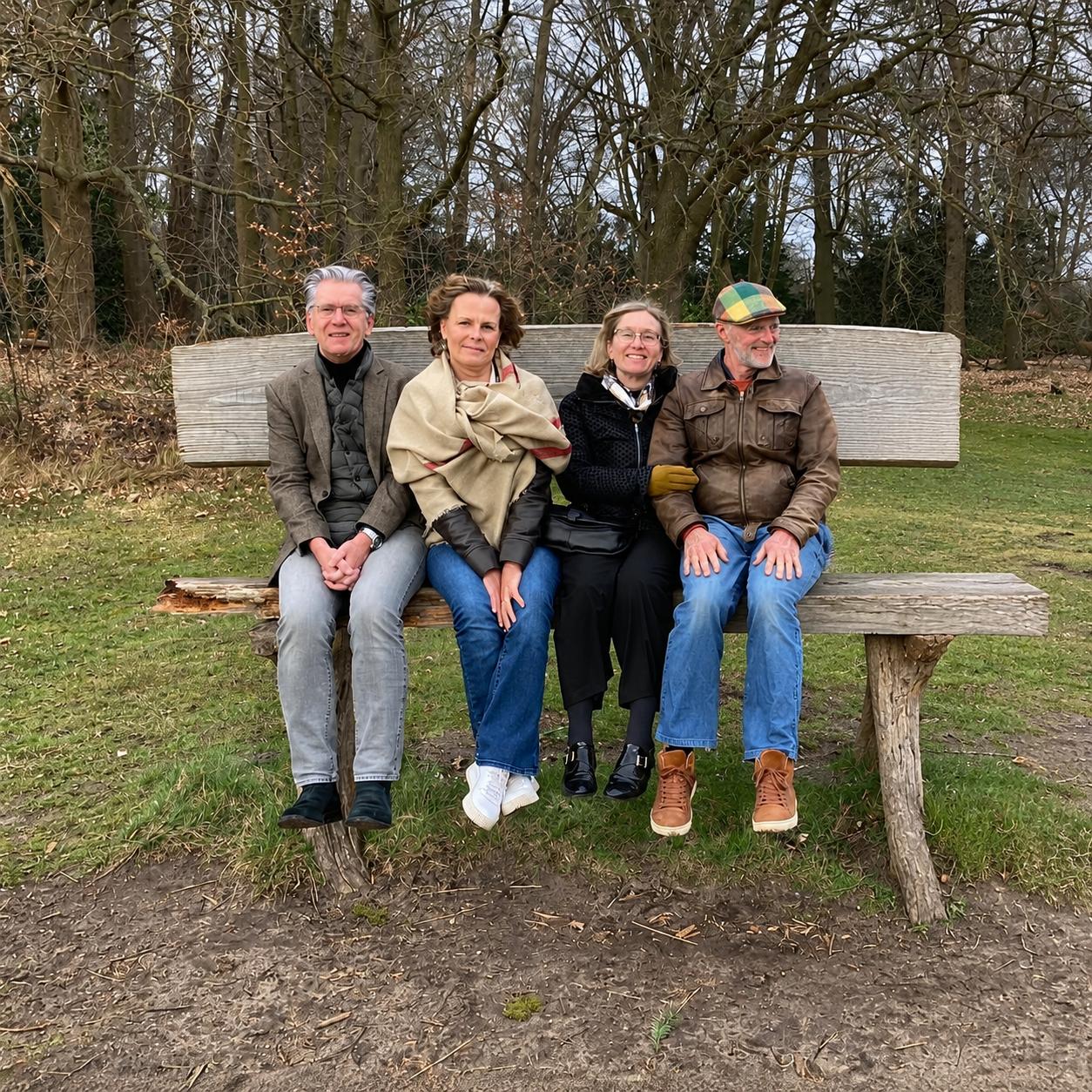 Can you take out the two people on the right without changing anything to the other four