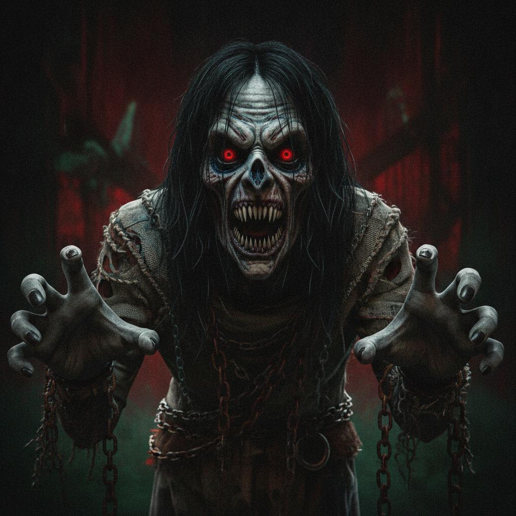 Une personne style horrifique peur horreur a utiliser comme screameur dans mon jeu