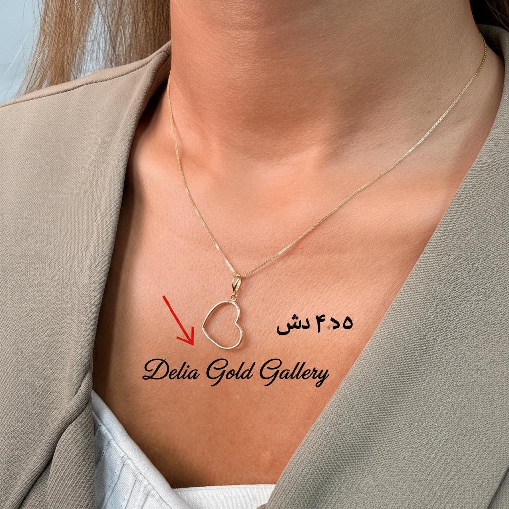 ببین وزن ش و بنویس و با یه فلش نشون بده و اینکه زیرش هم بنویس Delia Gold Gallery
وزنش
۶۰۰ سوت