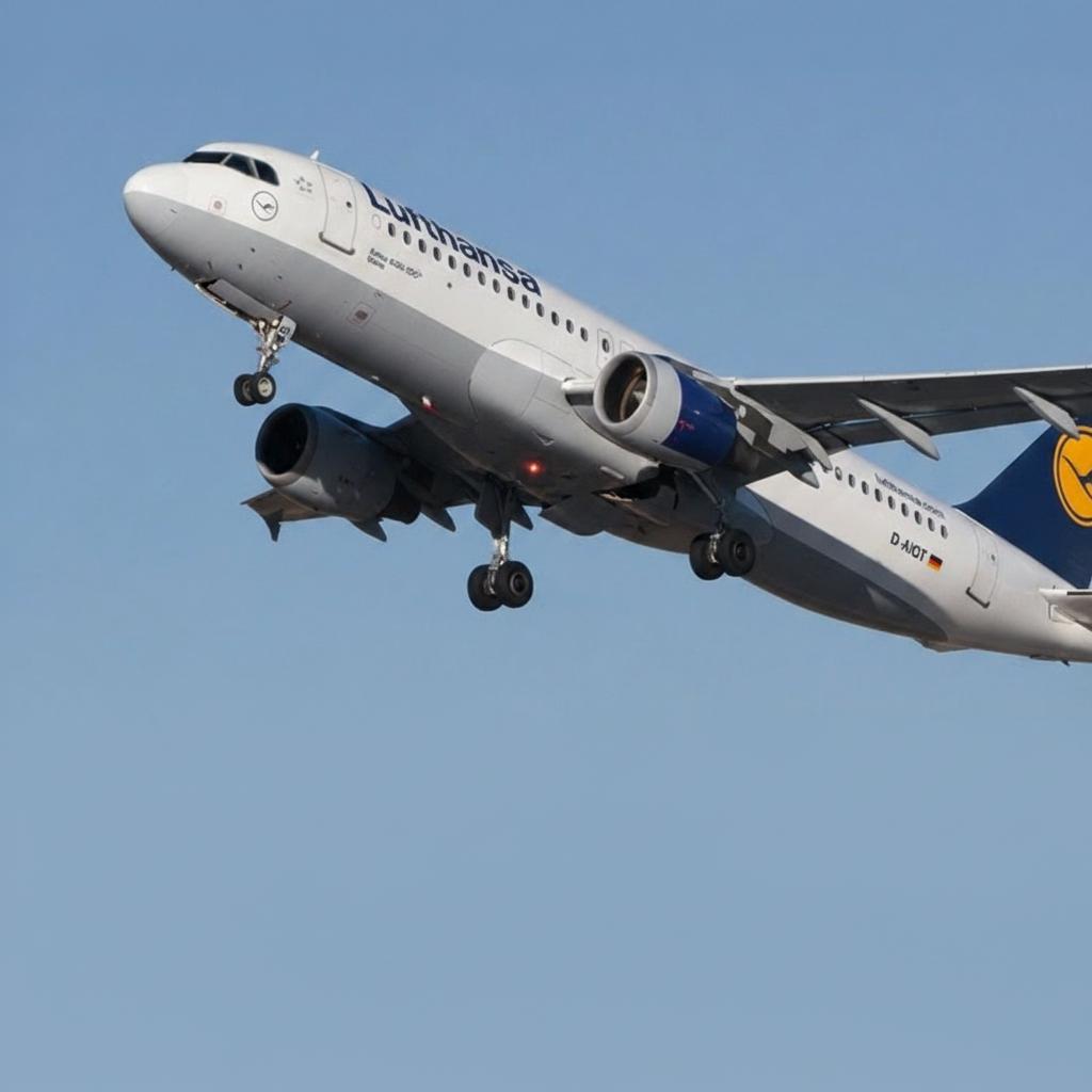 Applique la livrée "Beyond" de l'avion de profil à la place de la livrée "Lufthansa" de l'avion de 3/4 avant