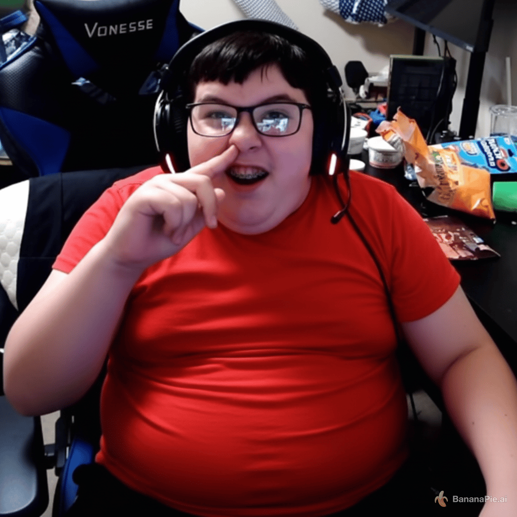 Make him extremely fat
