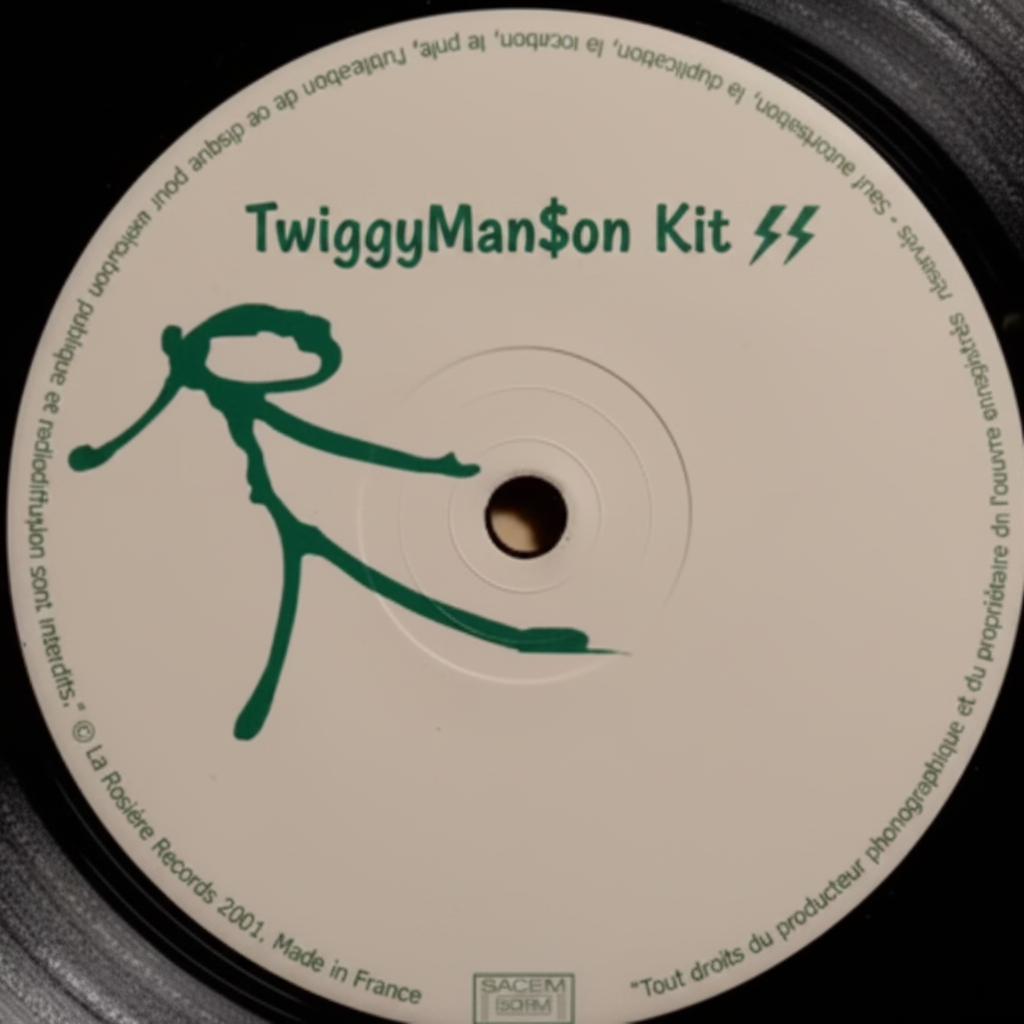 can you remove the green text and in the same font and size as the original replace it with " TwiggyMan$on Kit ⚡︎⚡︎ " at the very top. keep the character on the left.