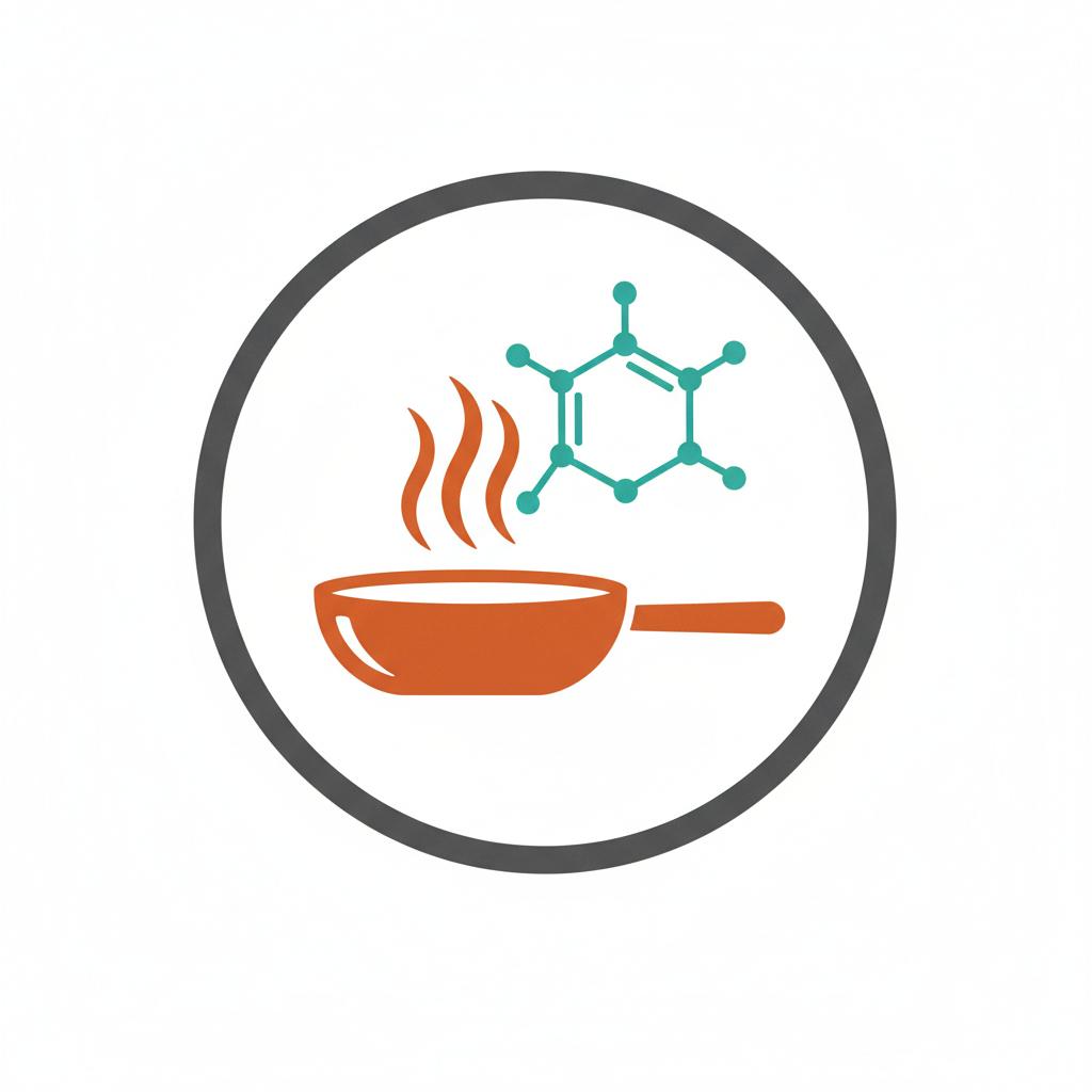 Design a profile picture logo for a food science brand called "Cooknetics." The concept blends cooking with chemistry. Core icon idea: steam rising from a cooking pan or bowl, with the steam curling up into a simple hexagonal molecule/chemistry structure (connected dots and lines). Clean, bold, modern, and minimal — it needs to be instantly recognizable as a small circular social media profile picture. Flat vector style, not photorealistic. Strong single focal icon, minimal detail, high contrast so it stays legible when tiny. Warm, appetizing color palette (deep orange or warm red) paired with one clean accent (teal or charcoal). Circular-friendly composition with the icon centered. Playful but intelligent feel — a smart student's brand, not a corporate lab.
Swappable icon concepts if you want to test a few directions (just replace the "Core icon idea" line):
Pan-as-flask: a frying pan or wok whose shape subtly doubles as a lab beaker/flask
Monogram: a bold letter "C" where part of the curve is formed by a molecule chain or an atom orbit
Utensil cross: a whisk or chopsticks crossed with a lab pipette/test tube
Bubble science: a bowl with bubbling/simmering dots that double as molecules floating up
Two honest tips for picking the result:
Simpler wins at pfp size. The steam-into-molecule and the monogram will survive being shrunk to a tiny circle better than the busier pan-as-flask one. Preview any favorite at thumbnail size before committing.
Avoid text in the icon itself. The handle already shows your name next to the pfp, so a wordmark crammed into the circle just becomes unreadable mush. Let the icon do the work.