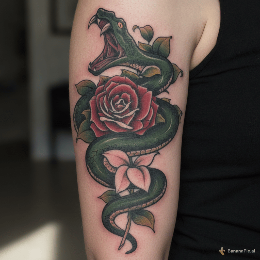 make a realistic looking tatto from this