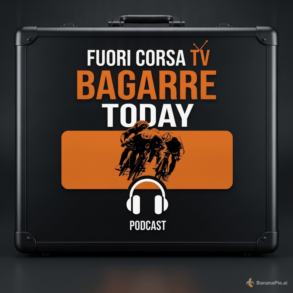 elabora l'immagine evitando che il logo assuma la forma di scudetto ma assuma una superficie più ampia. Togli tutti i simboli in fondo lasciando solo le cuffie che integrerai nel nuovo logo evidenziando la natutura del podcast
