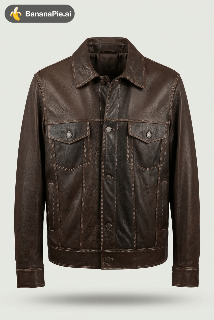Coloca esse casaco em fotografia de estudio para ecommerce. O casaco deve manter- se igual ao original e o mais realista possível.