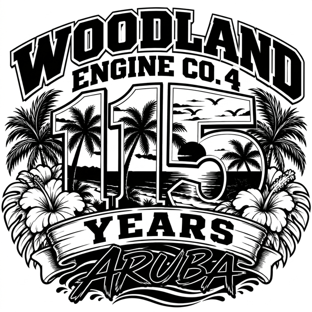 **TASK: EXACT IMAGE CONVERSION — NOT A REDESIGN**
I am uploading my original full-color Woodland Engine Co. 4 Aruba logo.
Your task is to convert this EXACT image into a clean, high-contrast, pure black-and-white version suitable for laser engraving.
**CRITICAL: DO NOT REDESIGN, RECREATE, REINTERPRET, OR CHANGE THE COMPOSITION OF THIS IMAGE.**
This is a color conversion task, NOT a logo design task.
### ABSOLUTE REQUIREMENTS
1. **PRESERVE THE ORIGINAL ARTWORK EXACTLY.**
- Keep every letter, number, shape, object, and decorative element in its original position.
- Preserve the exact proportions, spacing, alignment, and overall composition.
- Do not redraw or alter the typography.
- Do not add or remove any objects.
- Do not simplify or reinterpret the logo.
2. **THE NUMBER 115 MUST REMAIN EXACTLY AS SHOWN.**
- The number 5 must retain its original complete, continuous shape.
- Preserve the distinctive curve, bottom loop, and all outlines of the 5.
- Do not allow any scenery or background lines to break, obscure, or distort the number.
- The entire 115 must match the original colored image precisely.
3. **PRESERVE THE TROPICAL SCENERY INSIDE THE NUMBERS.**
- Keep the palm trees, sunset, ocean, birds, and island scenery in their original positions.
- The ocean and scenery must remain clipped to the original number shapes.
- Do not extend the water or horizon into the white background between the numbers or outside their outlines.
- Do not add new palm trees, birds, clouds, or other elements.
4. **PRESERVE ALL TEXT EXACTLY.**
- WOODLAND
- ENGINE CO. 4
- 115
- YEARS
- ARUBA
All lettering must retain its exact original font style, placement, shape, and size.
5. **CONVERT COLORS TO BLACK AND WHITE ONLY.**
- Use pure black (#000000) and pure white (#FFFFFF).
- No gray, grayscale shading, gradients, halftones, or color.
- Translate colored areas into clean black shapes and white negative space.
- Maintain clear separation between overlapping elements.
- Preserve the original design's details wherever possible.
6. **LASER ENGRAVING REQUIREMENTS.**
- The artwork will be engraved approximately 3 inches wide on leatherette luggage tags using a 20W Creality Falcon2 Pro laser.
- Ensure that important lines and details remain visible at this size.
- Avoid tiny disconnected black dots, extremely thin lines, and excessive detail that may burn together.
- Preserve the original composition rather than creating a new simplified design.
### MOST IMPORTANT INSTRUCTION
**Treat the uploaded colored image as a locked master template. Change ONLY the colors to pure black and white.**
The result must look like someone took the original artwork and professionally converted it for single-color laser engraving, NOT like an AI generated a new version inspired by it.
If an exact conversion cannot be achieved, do not substitute a redesigned image.
### OUTPUT
Produce a high-resolution, pure black-and-white image on a solid white background, maintaining the original image's exact dimensions and aspect ratio.
If supported, also provide an SVG with clean vector paths suitable for laser engraving.