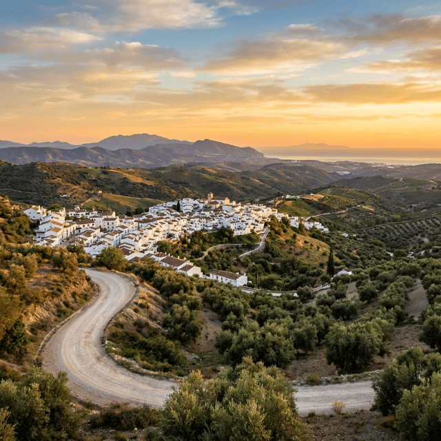 photo d'un paysage sublime de l'Andalousie entre Marbella et Cadix...