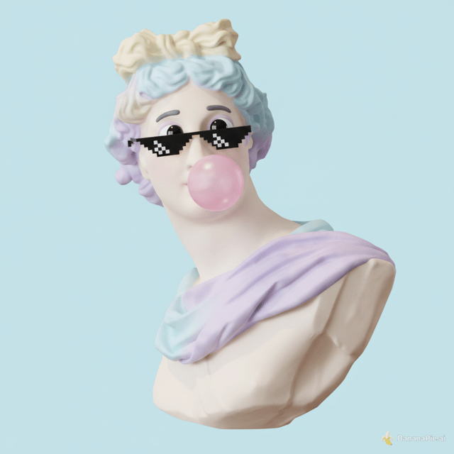 cute 3D mascot character based on this photo, Pixar/claymation style, big expressive eyes, soft rounded shapes, pastel colors, soft studio lighting, clean simple background, adorable friendly look