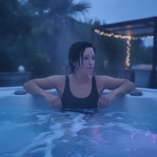 erstelle ein bild im Whirlpool