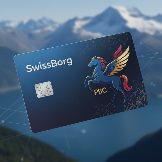 genere moi une image swissborg avec code couleur logo en gestion privee pour le club pegasus
