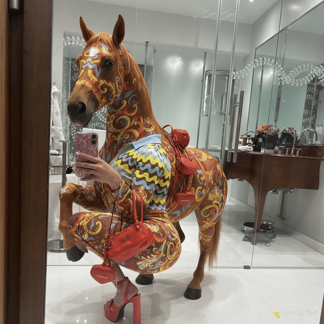 Make this image into a horse