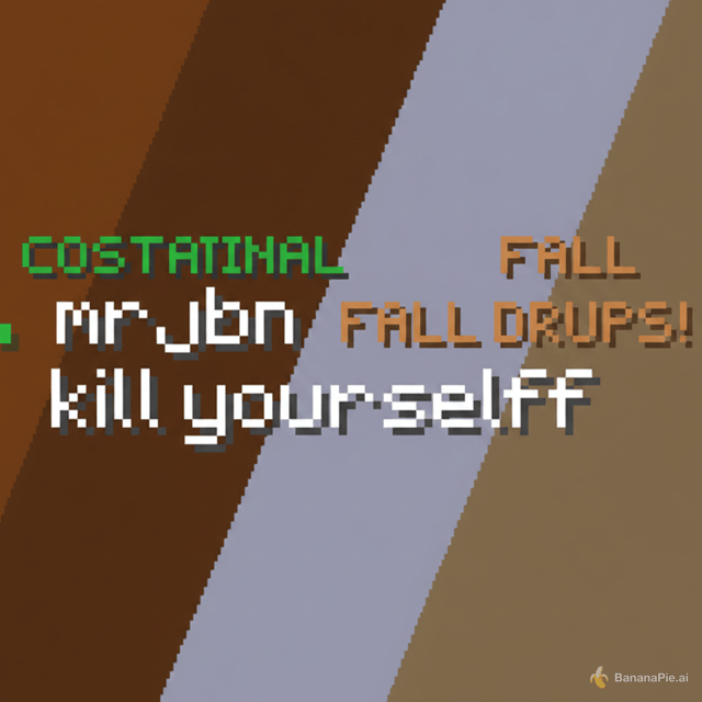 make this image say ´´kill yourselff´´ instead of what it says