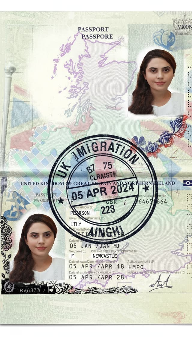 Now put the seal of the UK immigration