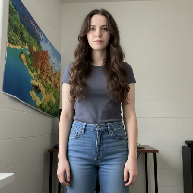 do him as a woman WITH long hair an let him stand