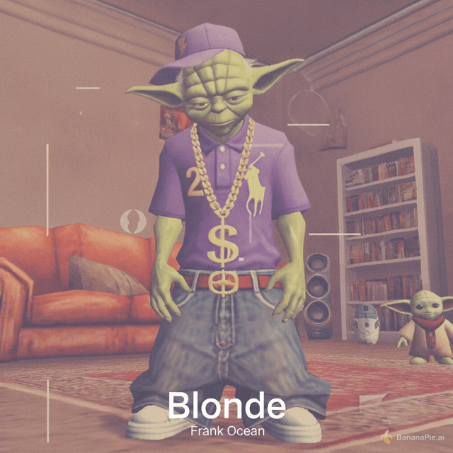 hazme esto como si fuera una cover del album blond de frank ocean