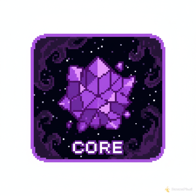 can you make a profile picture for a discord server theme is purple black make it pixalated can you make it more unqiue and not a animal