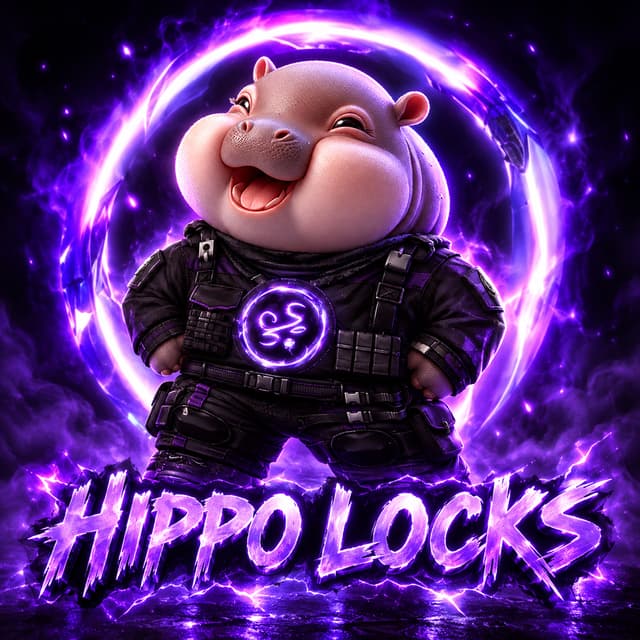 make the hipo wear this uniform and have the logo in the middle also make a sentence saying hippo locks