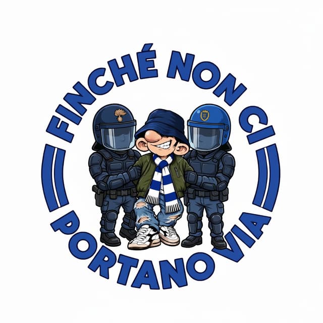 LA TENUTA ANTI SOMMOSSA DEL CARABINIERE SULLA SINISTRA DIVENTA  LA VERA TENUTA ANTI SOMMOSSA DEI CARABINIERI LA TENUTA ANTI SOMMOSSA DEL POLIZIOTTO SULLA DESTRA DIVENTA LA VERA TENUTA ANTI SOMMOSSA DELLA POLIZIA LA GRAFICA DIVENTA LA GRAFICA DI UN DISEGNO ULTRAS