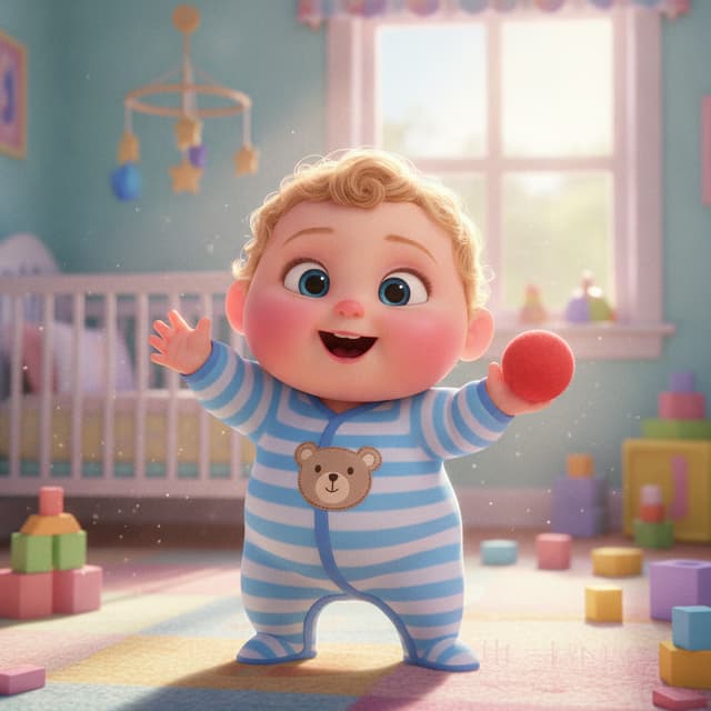 Süßes Baby om pixar style